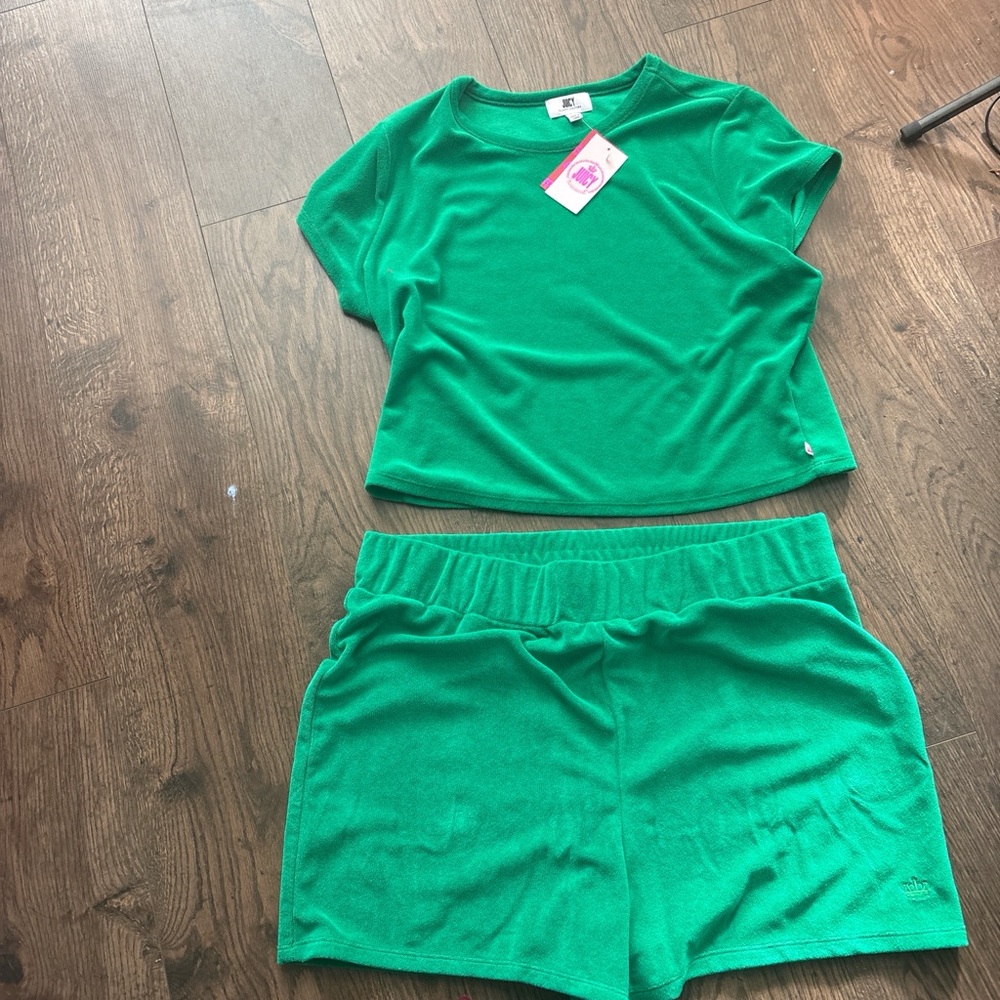 Juicy Couture Green Women Short set - Picture 3 of 7